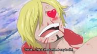 Sanji as seen during the Fisherman arc (Image via Toei Animation)